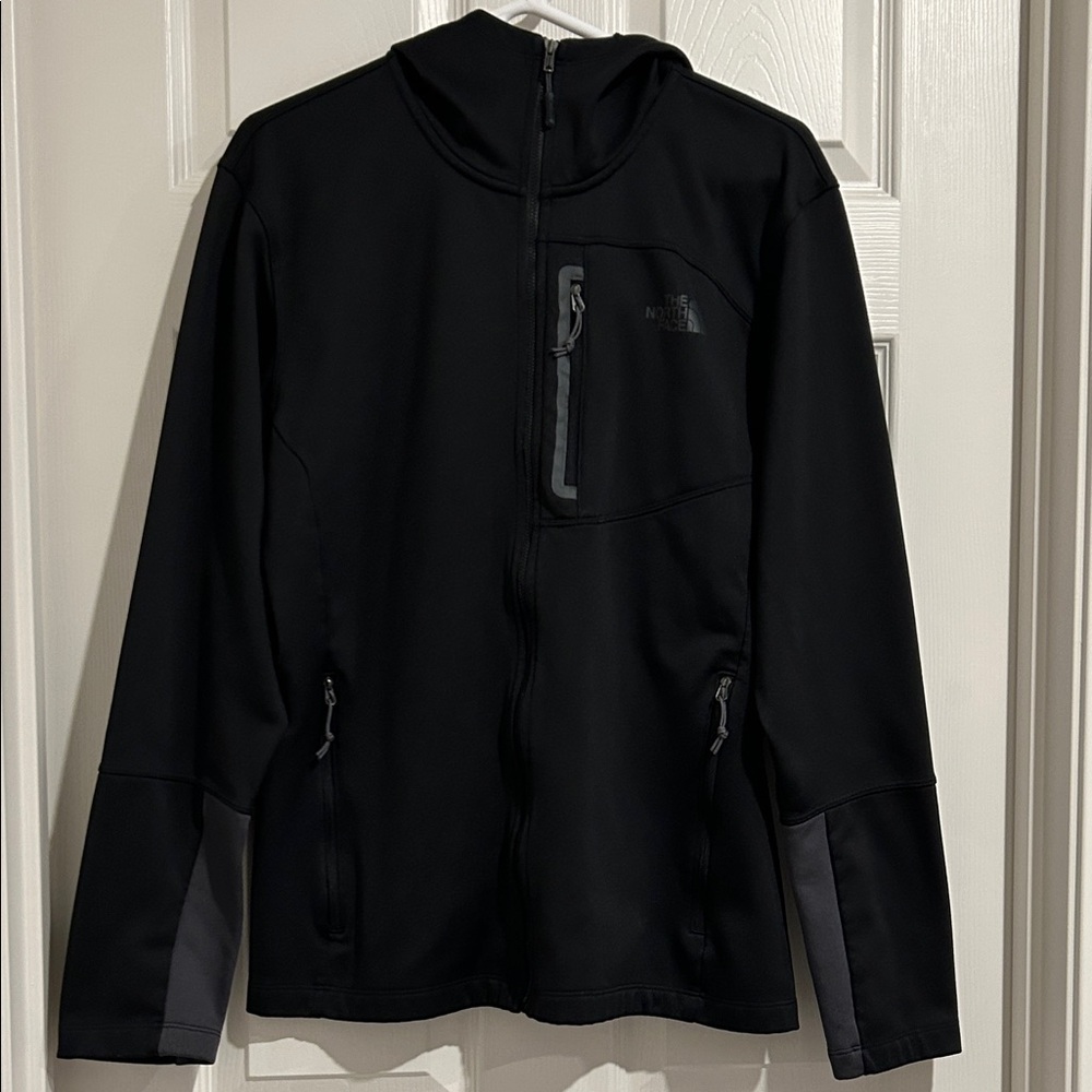 The North Face Black and Gray Softshell Jacket